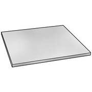 Zoro Select Clear Cast Acrylic Sheet Stock 48" L x 48" W x 0.350" Thick 1UNV7