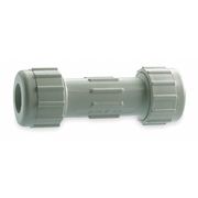 Zoro Select PVC Coupling, Compression, 1-1/4 in Pipe Size 160-106