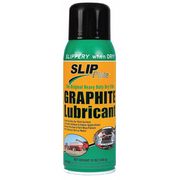 Slip Plate Graphite Dry Lubricant, Petroleum Distillates, 12 oz Aerosol Can SLIPAERO-6CS