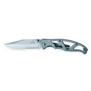 Gerber Locking Pocket Knife, Serrated, 3 In Blade 22-48443