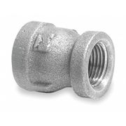 Zoro Select 1" x 3/4" FNPT Galvanized Reducer 1XKW1