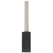 Zoro Select 1" Flat Sash Paint Brush, Foam Bristle, Unfinished Wood Handle 1XRJ9