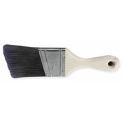 Zoro Select 2-1/2" Angle Sash Paint Brush, Synthetic Bristle, Sealed Wood Handle 1XRN4