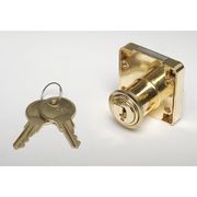 Zoro Select Cabinet and Drawer Dead Bolt Locks, Keyed Alike, CH751 Key, For Material Thickness 7/8 in 1XRY2