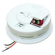 Kidde Smoke Alarm, Ionization Sensor, 85 dB @ 10 ft Audible Alert, 120V AC, 9V i12060