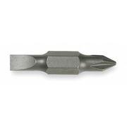 Klein Tools Replacement Bit. #1 Phillips, 3/16-Inch Slotted 32482