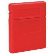 Justrite Document Box, 12 1/2 in H x 10 1/4 in W x 2 1/4 in D, Plastic, Includes Mounting Tape & (4) Labels 23303