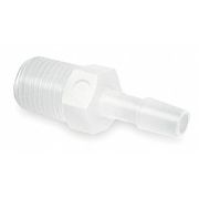 Eldon James Adapter, Thread To Barb, Poly, 1/4 In, PK10 A4-4HDPE
