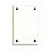 Cortech Blank Wall Plates and Covers, Number of Gangs: 1 Polycarbonate and Nylon Blend, Textured Finish TPBB