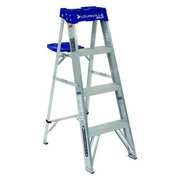 Louisville 4 ft Aluminum Stepladder, 250 lb Capacity AS2104