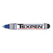 Dykem Industrial Marker, Medium Tip, Blue Color Family, Ink 16013