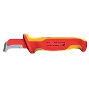 Knipex Cable Stripping Knife Hook, 7 1/8 in L 98 55
