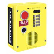 Hubbell Gai-Tronics Emergency Weatherproof Telephone 1 Button, Keypad 394AL-001