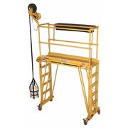 Tele-Tower Rolling Work Platform, Steel, 550 lb Load Capacity, 24 in to 132 in Platform Height 1101