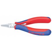 Knipex 5 1/4 in Flat Nose Plier Ergonomic Handle 35 12 135 G