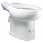 Liberty Pumps Toilet Bowl, 1.28 gpf, Gravity Fed, Floor with Back Outlet Mount, Elongated, White AscentII-EW