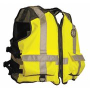 Mustang Survival Life Jacket, Yellow/Green, L/XL MV1254T3-239-L/XL-216