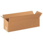 Zoro Select Long Corrugated Boxes, 22" x 6" x 6", Kraft, 25/Bundle 11R245