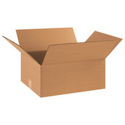 Zoro Select Corrugated Boxes, 18" x 14" x 8", Kraft, 20/Bundle 11R416