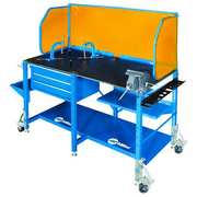 Miller Electric Welding Table, Steel, 1000 lb. Cap., Blue 951793