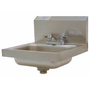 Advance Tabco Hand Sink, Wall, 17-1/4 In. L, 17-1/4 In. W 7-PS-20