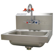 Advance Tabco Hand Sink with Eye Wash, 15-1/4 In. W 7-PS-55