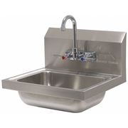Advance Tabco Hand Sink, Wall, 17-1/4 In. L, 15-1/4 In. W 7-PS-60