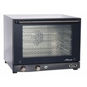Cadco 11-3/4 x 18-3/4 x 13-3/4" Half Size Convection Oven, 220V, Stainless Steel OV-023