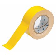 Brady ToughStripe Floor Marking Tape, General Purpose, Solid, Yellow, 2 in x 100 ft, 8 mil Thickness 104312