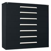 Vidmar Modular Drawer Cabinet, 59 In. H, 60 In. W RP3543ALBK