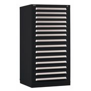 Vidmar Modular Drawer Cabinet, 59 In. H, 30 In. W SCU3014ALBK