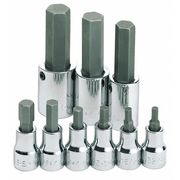 Sk Professional Tools 3/8", 1/2" Drive Socket Set, SAE, 9 pcs 19733