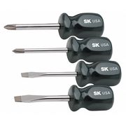 Sk Professional Tools Screwdriver Set, Slotted/Phillips, 4 Pc 86325