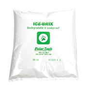 Polar-Tech Ice-Brix Poly Pouch, Reuseable, Biodegradable, Leakproof, 16 oz. BD 16