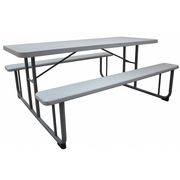 Zoro Select Picnic Table, 72" W x60" D,  12F621