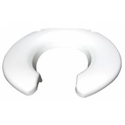 Big John Toilet Seat, Without Cover, ABS plastic, Round or Elongated, White 4W