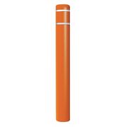 Zoro Select Post Sleeve, 7 In Dia., 60 In H, Orange CL1386H
