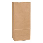 Zoro Select Grocery Bag Flat Bottom 25# Brown, Pk500 18424