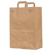 Zoro Select Folded Paper Handle Bag Flat Bottom 1/7 BBL, Pk300 88191