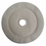 Zoro Select Buffing Wheel, Cushion Sewn, 6 In Dia. 12U103