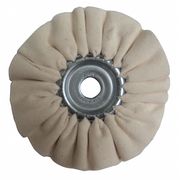 Zoro Select Buffing Wheel, Pleated, 8 In Dia. 12U112