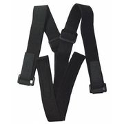 Impacto Tool Suspenders, Tool Belt Suspenders, Black, Elastic, 0 Pockets SUSPENDERS