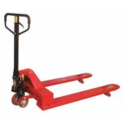 Partners Brand 4-Way Pallet Truck, 48" x 33", Red, 1/Each WS2055