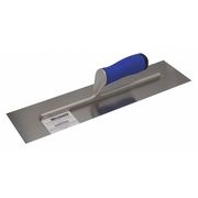 Westward Cement Trowel, 18 x 4, Stl, ErgoSoft PP/TPR 13A742