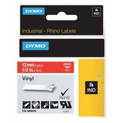 Dymo Label Tape Cartridge, White/Red, Labels/Roll: Continuous 1805416