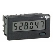 Red Lion Controls Counter, LCD, 6 Digits, 1.51" D CUB4L000