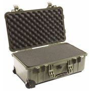 Pelican Olive Drab Green Protective Case, 22"L x 13.81"W x 9"D 1510-000-130