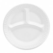 Dart Foam, Plate, Round, 9", White, PK500 9CPWC