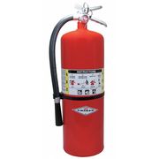 Amerex Fire Extinguisher, Class ABC, UL Rating 10A:120B:C, Rechargeable. 20 lb capacity, 21 ft Range A411