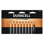 Duracell Coppertop AA Alkaline Battery, 1.5V DC, 16 Pack MN15B16PTPZ99